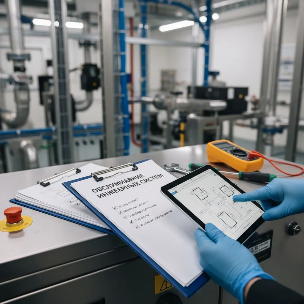 Отчетная техническая документация обслуживания инженерных систем