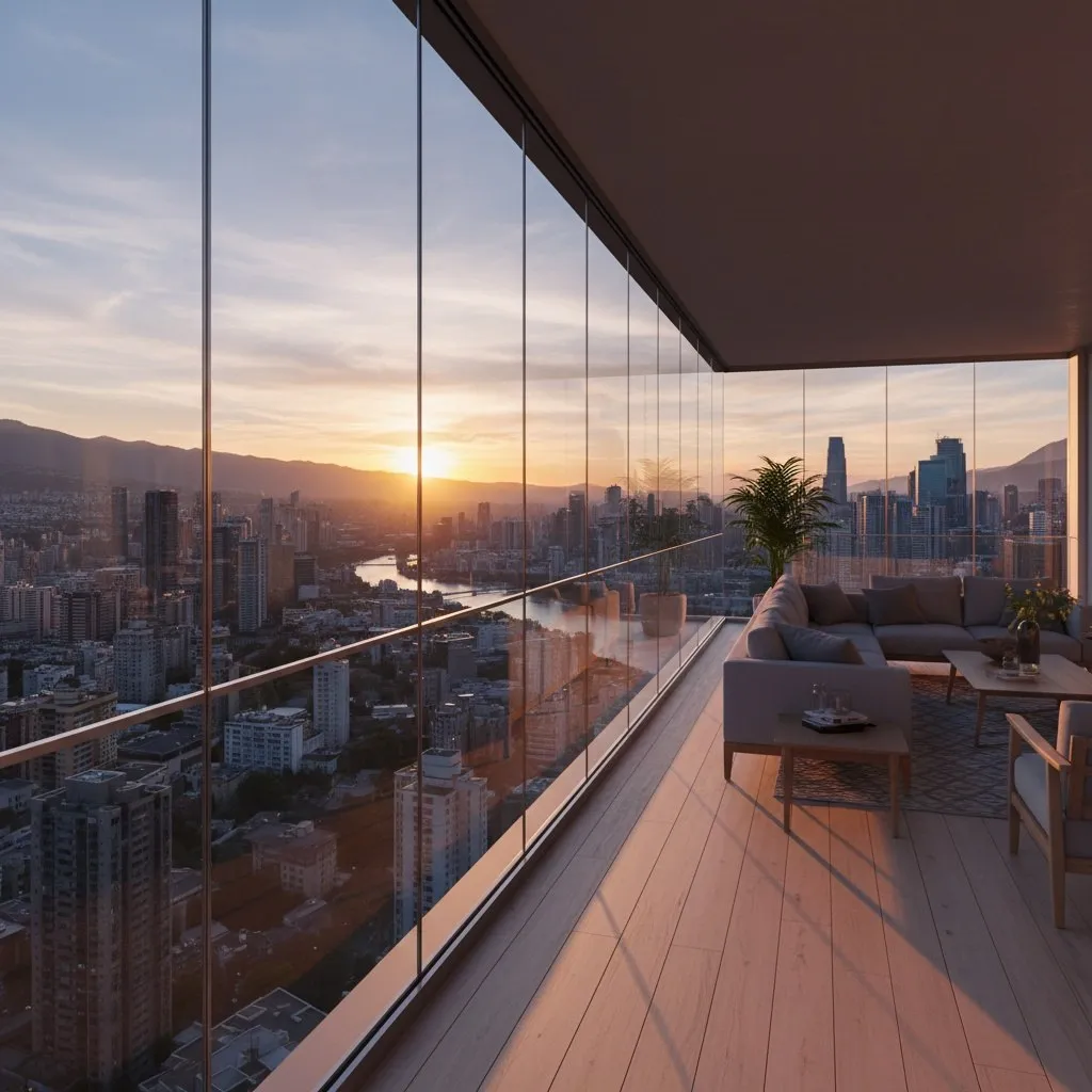 Панорамное остекление балкона