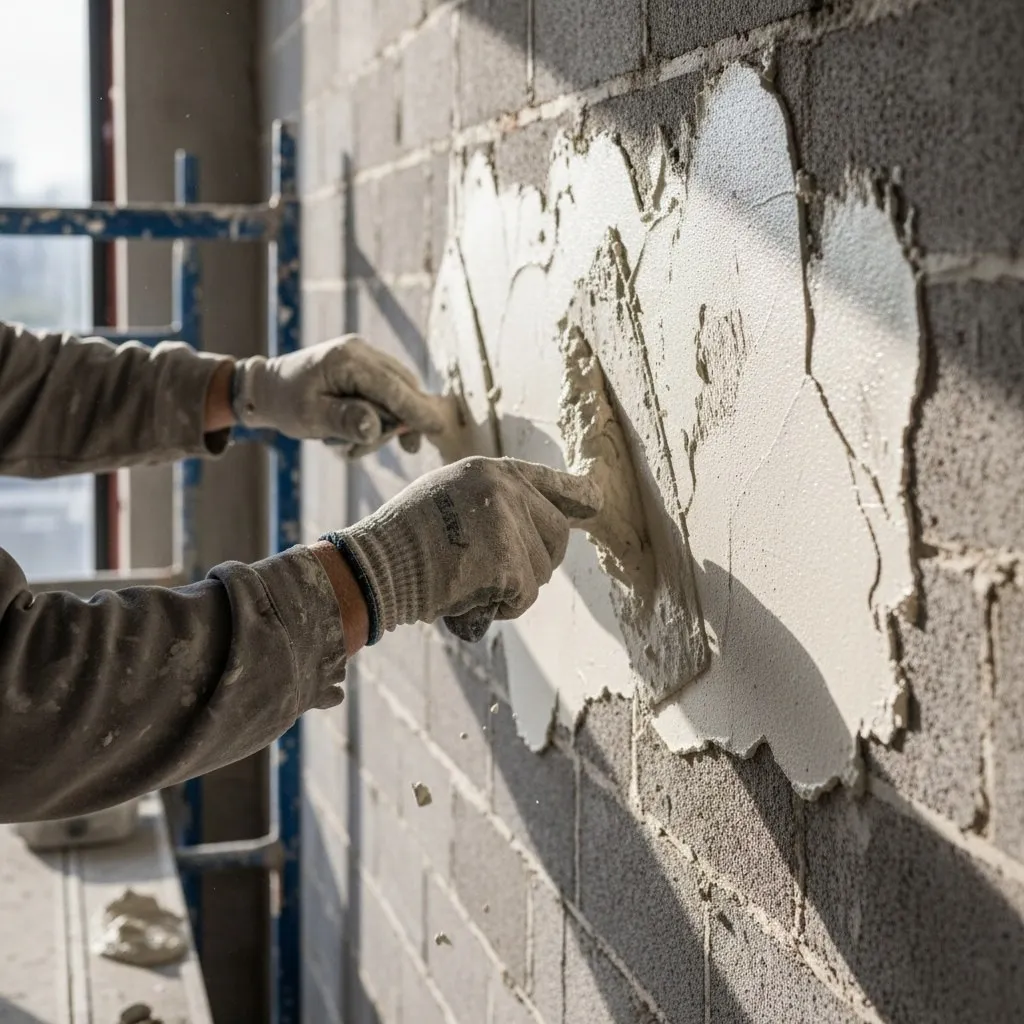 Ошибки при штукатурке стен