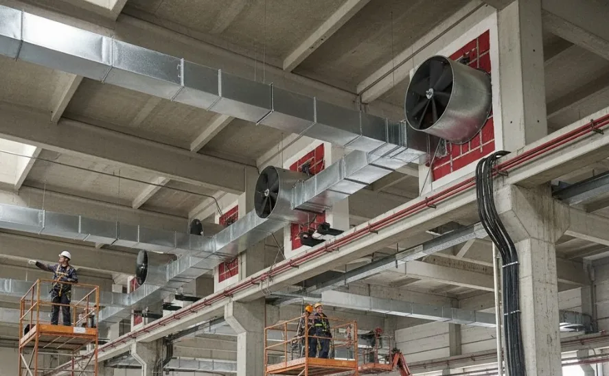 Организация и монтаж систем вентиляции здания