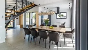 Дом «Латте» с плоской кровлей в деревне Свитино Наро-Фоминского района Московской области