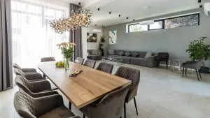 Дом «Латте» с плоской кровлей в деревне Свитино Наро-Фоминского района Московской области