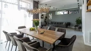 Дом «Латте» с плоской кровлей в деревне Свитино Наро-Фоминского района Московской области