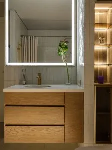 Дизайнерский ремонт однокомнатной квартиры в ЖК «Level Нагатинская» в Москве Дизайнерский ремонт однокомнатной квартиры в ЖК «Level Нагатинская» в Москве