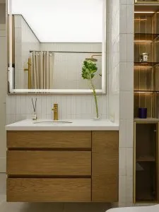 Дизайнерский ремонт однокомнатной квартиры в ЖК «Level Нагатинская» в Москве Дизайнерский ремонт однокомнатной квартиры в ЖК «Level Нагатинская» в Москве