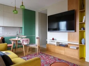 Дизайнерский ремонт однокомнатной квартиры в ЖК «Level Нагатинская» в Москве Дизайнерский ремонт однокомнатной квартиры в ЖК «Level Нагатинская» в Москве