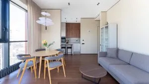 Ремонт трехкомнатной квартиры в ЖК «Сидней-сити» Ремонт трехкомнатной квартиры в ЖК «Сидней-сити»