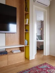 Дизайнерский ремонт однокомнатной квартиры в ЖК «Level Нагатинская» в Москве Дизайнерский ремонт однокомнатной квартиры в ЖК «Level Нагатинская» в Москве