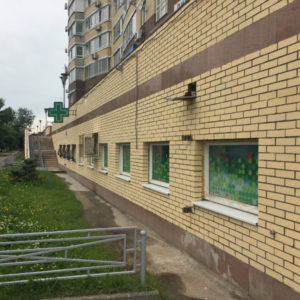 Ремонт центрального фасада ТСН «Академия Люкс»