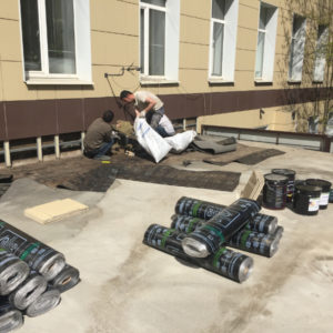 Ремонт мягкой кровли здания ЗАО НПО «Экономика».