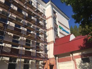 Текущий ремонт фасада ГБОУ Школа №1205 Текущий ремонт фасада ГБОУ Школа №1205